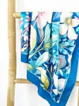 Elegantní šátek z hedvábí Armani Květinová elegance 68 × 68 cm – ruční výroba  - fotografie 1