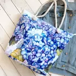 Plážová taška Malibu Hortenzie