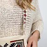 Kabelka Taystra Ve stylu výšivky