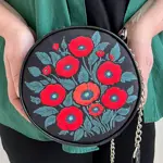 Kabelka tablet Červené máky