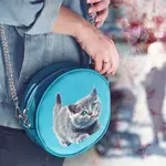 Kabelka tablet Šedá kočka