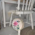 Kabelka tablet  Pivoňka na světlém pozadí