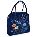  Kabelka s potiskem Oxford Luční květiny na modrém pozadí