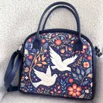  Kabelka s potiskem Oxford Pár ptáků