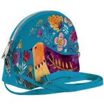 Mini kabelka  Coquette  Pták na modrém pozadí