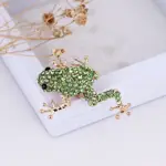Brož – Žába Zelená 3,7 × 2,8 cm