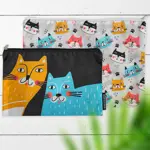 Kosmetická taštička Double kočky