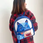 městský dámský batoh Modrá kočka