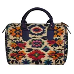 Dámská kabelka Barrel – textilní potisk Ornament