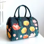 Dámská kabelka Barrel – textilní potisk Vůně jara