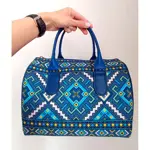 Dámská kabelka Barrel – textilní potisk ornament