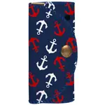 Klíčenka do kabelky – barevná kapsička na klíče s karabinkami Kotvy