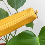 Klíčenka BIG – pouzdro na klíče z eko kůže se zipem žlutý