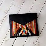 Dámský klutch konvert – elegantní sametová kabelka s potiskem Ornament