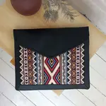 Dámský klutch konvert – elegantní sametová kabelka s potiskem Ornament