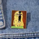 Pin – "polibek gustav klimt"  Černá kočka  - image 2