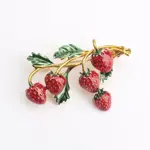 Brož Jahody 5.4*3,2 cm - image 1