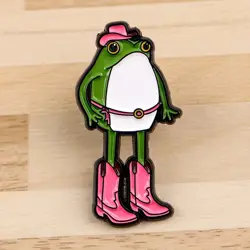 Smaltovaný pin Žaba