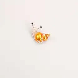 Brož  Šnek – 3 × 3 cm