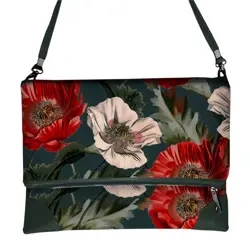 Kabelka pretty Červené a bílé máky