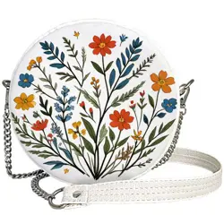 Kabelka tablet Květiny na bílém pozadí