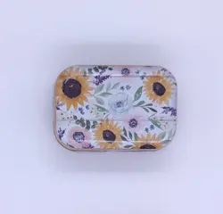 Plechová krabička Slunečnice