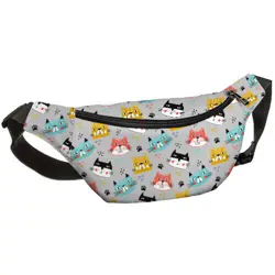 Ledvinka BUMBAG Kočičí tváře