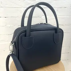 Dámská kabelka Kitto – sametový potisk kočka