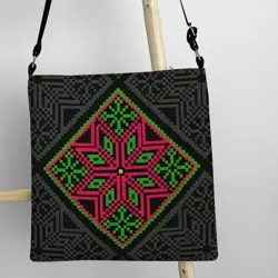 Kabelka Taystra Osmicípá hvězda na tmavém pozadí