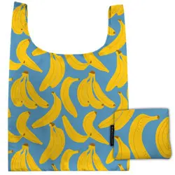 Skládací nákupní taška banány
