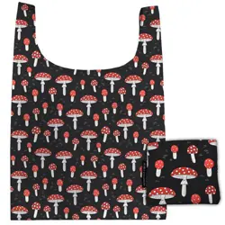 Skládací nákupní taška Muchomůrky
