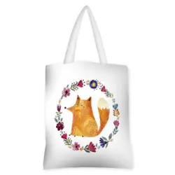 Kabelka original  Liška v kruhu květin