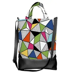 Kabelka city Barevné trojúhelníky