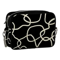 Kabelka na řetízku Cherie Bílé čáry