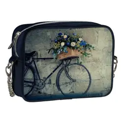 Kabelka na řetízku Cherie Kolo s květinami