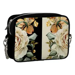 Kabelka na řetízku Cherie Květinové zrcadlo