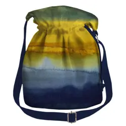 Dámská kabelka torba Žluto-modré skvrny
