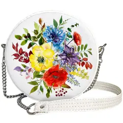 Kabelka tablet Květiny na bílém pozadí