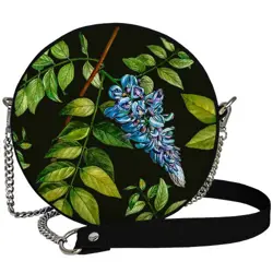 Kabelka tablet Modrý květ