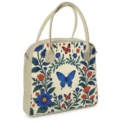  Kabelka s potiskem Oxford Modrý motýl