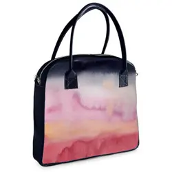  Kabelka s potiskem Oxford Růžové rozvody