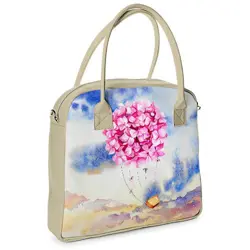  Kabelka s potiskem Oxford Hortenzie - balón