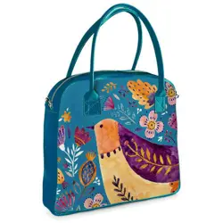  Kabelka s potiskem Oxford Pták v květech