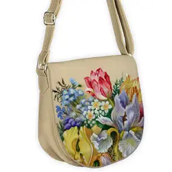 Kabelka saddle Kouzelné květiny