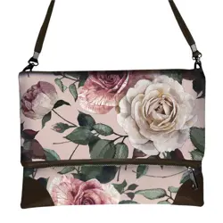 Kabelka pretty Růže na pudrovém pozadí