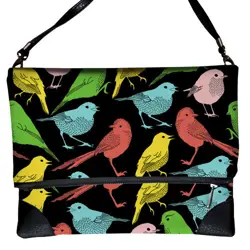 Kabelka pretty Barevní ptáci