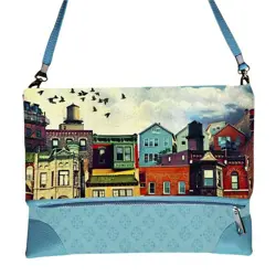 Kabelka pretty Město a ptáci