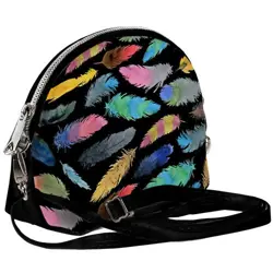 Mini kabelka  Coquette Barevné peří