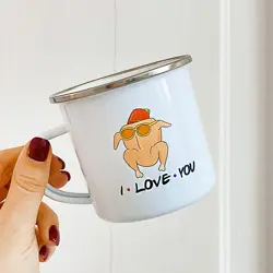 Smaltovaný hrnek Camper I love you