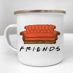 Smaltovaný hrnek Camper Friends